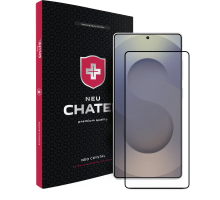 Захисне скло +NEU Chatel Ultra Clear AR для Samsung S938 Galaxy S25 Ultra Black PLS-00-00155100