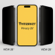 Захисне скло 5S UHD Privacy 26° для iPhone 17 Pro Max Full Glue black PLS-00-00145732