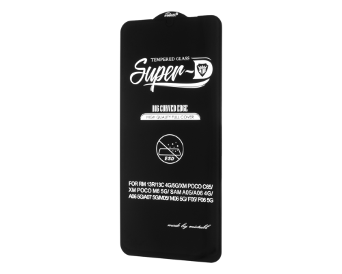 Захисне скло MIETUBL Super D ESD Xiaomi Redmi 13C black PLS-00-00146786