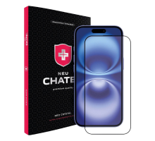Захисне скло +NEU Chatel Corning Gorilla Glass для Apple iPhone 15 Plus, 16 Plus Black PLS-00-00155102