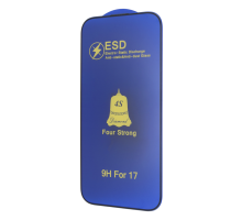 Захисне скло 4S ESD Antistatic для Apple iPhone 17 Full Glue black PLS-00-00145725
