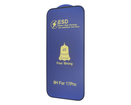 Захисне скло 4S ESD Antistatic для iPhone 17 Pro Full Glue black PLS-00-00145727