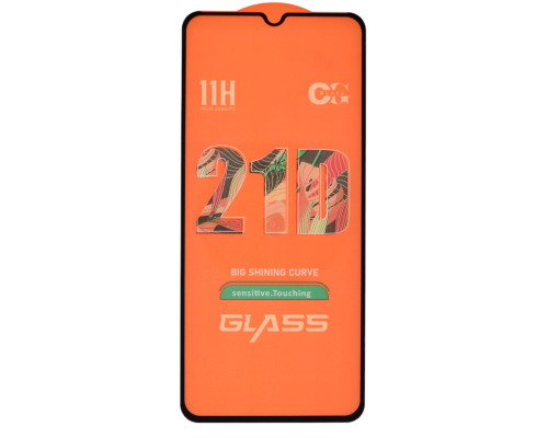 Захисне скло в тех упаковці для Tecno Spark 6 Go Full Glue (0.3мм 2.5D) black PLS-00-00078016