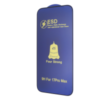 Захисне скло 4S ESD Antistatic для iPhone 17 Pro Max Full Glue black PLS-00-00145728