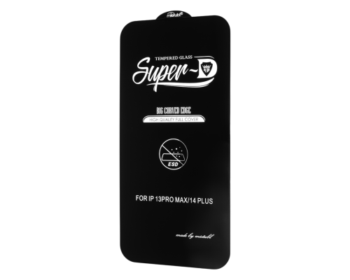 Захисне скло MIETUBL Super D ESD Apple iPhone 13 Pro Max, 14 Plus black PLS-00-00146717