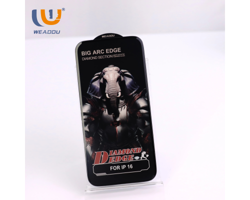Захисне скло WEADDU Diamond Apple iPhone 17 4D black PLS-00-00156184