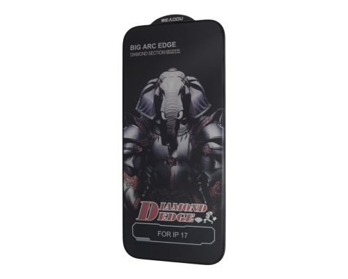 Захисне скло WEADDU Diamond Apple iPhone 17 4D black PLS-00-00156184