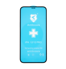 Захисна плівка Polycarbone Apple iPhone 12 Full Glue 3D black PLS-00-00072472