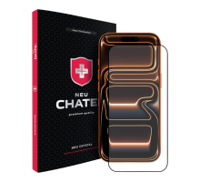 Захисне скло +NEU Chatel Corning Gorilla Glass для iPhone 16 Pro Max, 17 Pro Max Black PLS-00-00151366
