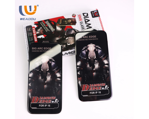 Захисне скло WEADDU Diamond Apple iPhone 17 Pro 4D black PLS-00-00156185