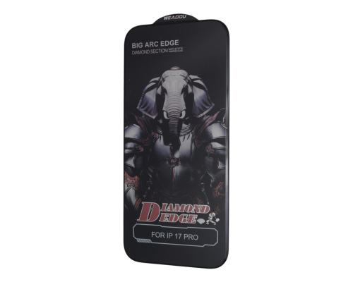 Захисне скло WEADDU Diamond Apple iPhone 17 Pro 4D black PLS-00-00156185