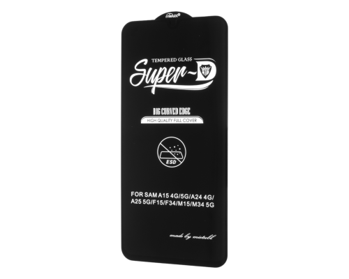 Захисне скло MIETUBL Super D ESD Samsung A155 Galaxy A15 black PLS-00-00146770