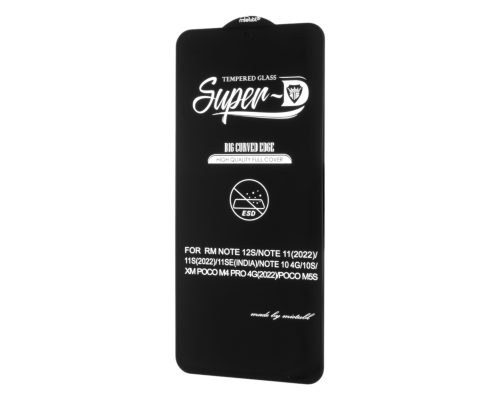 Захисне скло MIETUBL Super D ESD Xiaomi Redmi Note 10 4G black PLS-00-00146790