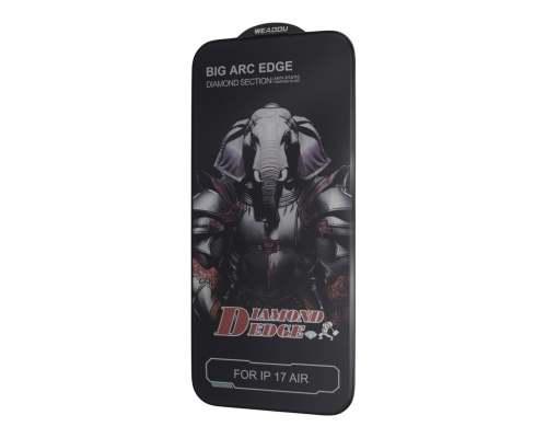 Захисне скло WEADDU Diamond Apple iPhone 17 Air 4D black PLS-00-00156187