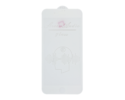 Захисне скло Protect Audio для Apple iPhone 7 plus Full Glue (0.3мм 2.5D) white PLS-00-00028474