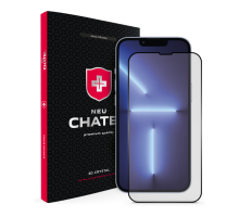 Захисне скло +NEU Chatel Corning Gorilla Glass для Apple iPhone 13 Pro Max, 14 Plus Black PLS-00-00152125