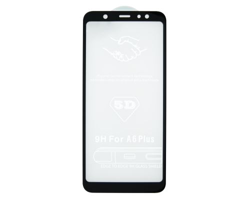 Захисне скло PRIME для Samsung A605 Galaxy A6 Plus 2018 Full Glue (0.3мм 4D) black PLS-00-00110797