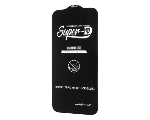 Захисне скло MIETUBL Super D ESD Apple iPhone 17 Pro Max black PLS-00-00146731