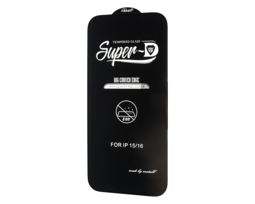 Захисне скло MIETUBL Super D ESD Apple iPhone 15 black PLS-00-00146722