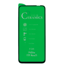 Захисна плівка Ceramic Huawei P40 lite E Full Glue black PLS-00-00062209