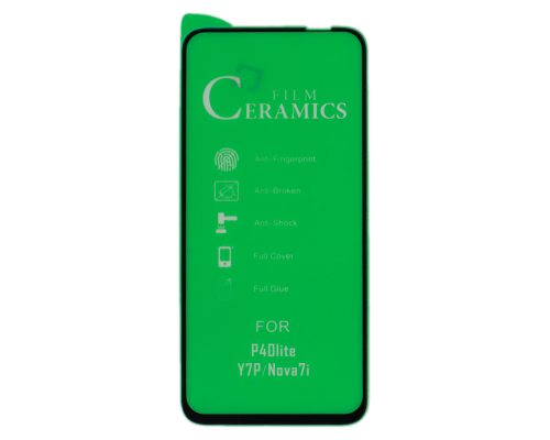 Захисна плівка Ceramic Huawei P40 lite E Full Glue black PLS-00-00062209