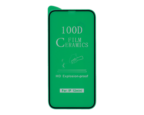 Захисна плівка Ceramic Apple iPhone 12 mini Full Glue black PLS-00-00062121