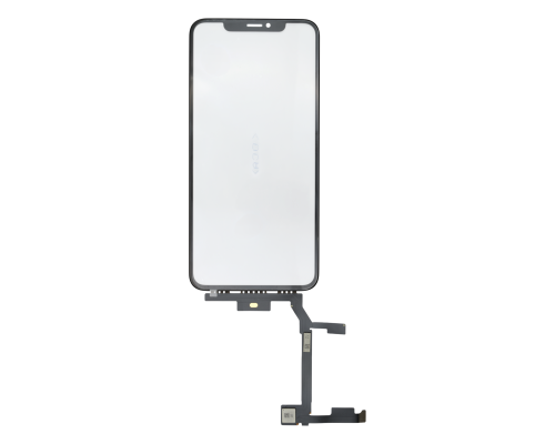 Сенсорне скло iPhone XS MAX black з довгим шлейфом PLS-00-00139995