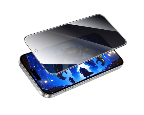 Захисне скло Privacy Hoco Bear Shield Apple iPhone 14 Pro black PLS-00-00157959