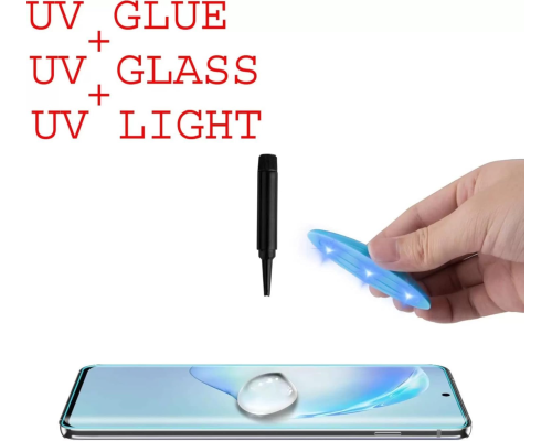 Захисне скло UV для Huawei Honor 50 Pro (0.25мм 3D) clear з UV клеєм і лампою PLS-00-00087976