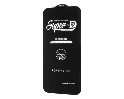 Захисне скло MIETUBL Super D ESD Apple iPhone 15 Pro black PLS-00-00146723