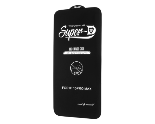 Захисне скло MIETUBL Super D ESD Apple iPhone 15 Pro Max black PLS-00-00146724