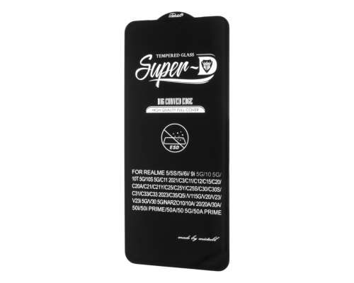 Захисне скло MIETUBL Super D ESD Realme C21Y black PLS-00-00146744