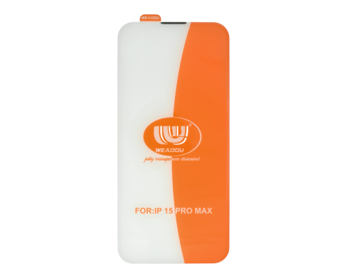 Захисне скло WEADDU Diamond FT Apple iPhone 15 Pro Max 4D clear PLS-00-00156195