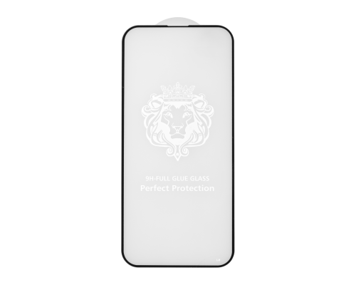 Захисне скло Lion для Apple iPhone 16 Pro Max Full Glue (0.3мм 2.5D) black PLS-00-00150354