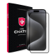 Захисне скло +NEU Chatel Corning Gorilla Glass для iPhone 15 Pro Max Black PLS-00-00151983