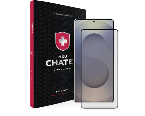 Захисне скло +NEU Chatel Ultra Clear AR для Samsung S931 Galaxy S25 Black PLS-00-00152133