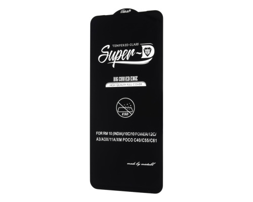 Захисне скло MIETUBL Super D ESD Xiaomi Redmi 12C black PLS-00-00146785