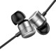 Навушники Baseus Encok Wire Earphone H04 Silver 3.5 mini-jack