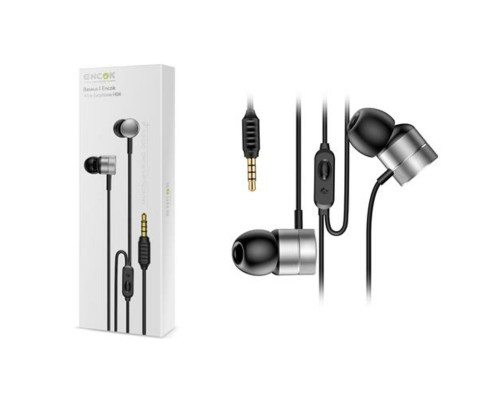 Навушники Baseus Encok Wire Earphone H04 Silver 3.5 mini-jack