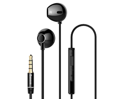 Навушники Baseus Enock H06 lateral in-ear Wire Earphone Black 3.5 mini-jack