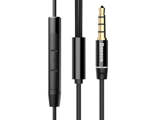 Навушники Baseus Enock H06 lateral in-ear Wire Earphone Black 3.5 mini-jack