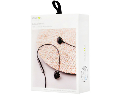 Навушники Baseus Enock H06 lateral in-ear Wire Earphone Black 3.5 mini-jack