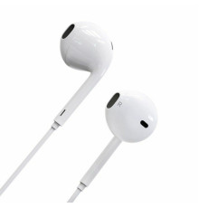 Навушники BOROFONE BM30 Original series wire control earphones with mic White