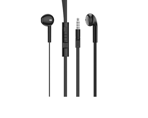 Навушники BOROFONE BM23 Bright sound universal earphones with mic Black