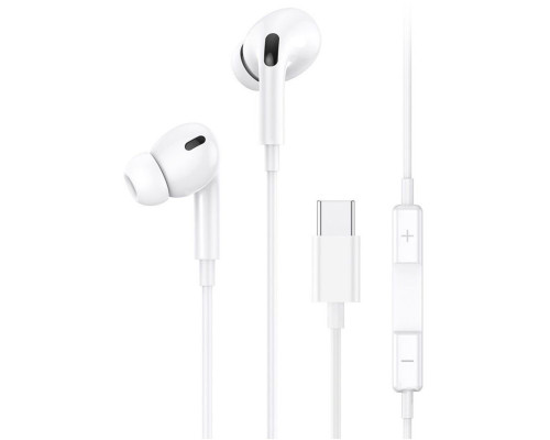 Навушники Usams SJ452 EP-41 Type-C In-ear Earphone 1.2m White