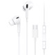 Навушники Usams SJ452 EP-41 Type-C In-ear Earphone 1.2m White