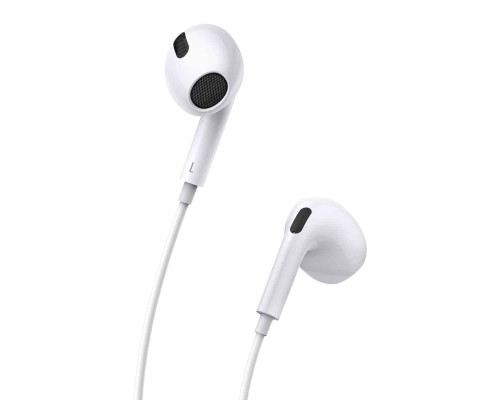 Навушники Baseus Encok 3.5mm lateral in-ear Wired Earphone H17 White