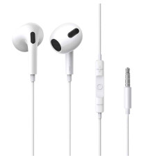 Навушники Baseus Encok 3.5mm lateral in-ear Wired Earphone H17 White