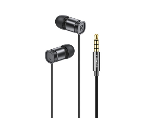 Навушники Usams EP-46 Mini 3.5mm In-Ear Earphone 1.2m Black