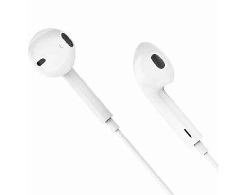 Навушники HOCO M80 Original series earphones for iP display set(20PCS) White